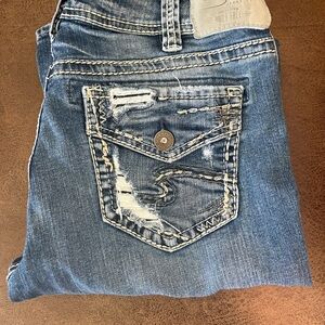 Silver Suki slim boot 30/33